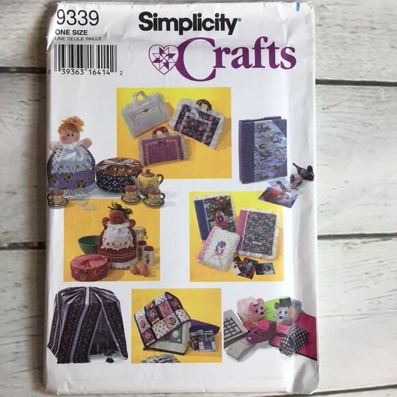 Vintage Simplicity Crafts 1995 Sewing Pattern Covers Multiple Home Items - Picture 1 of 13